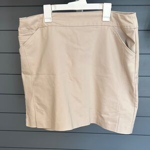 Classic Tan Women's Stretchy Skirt